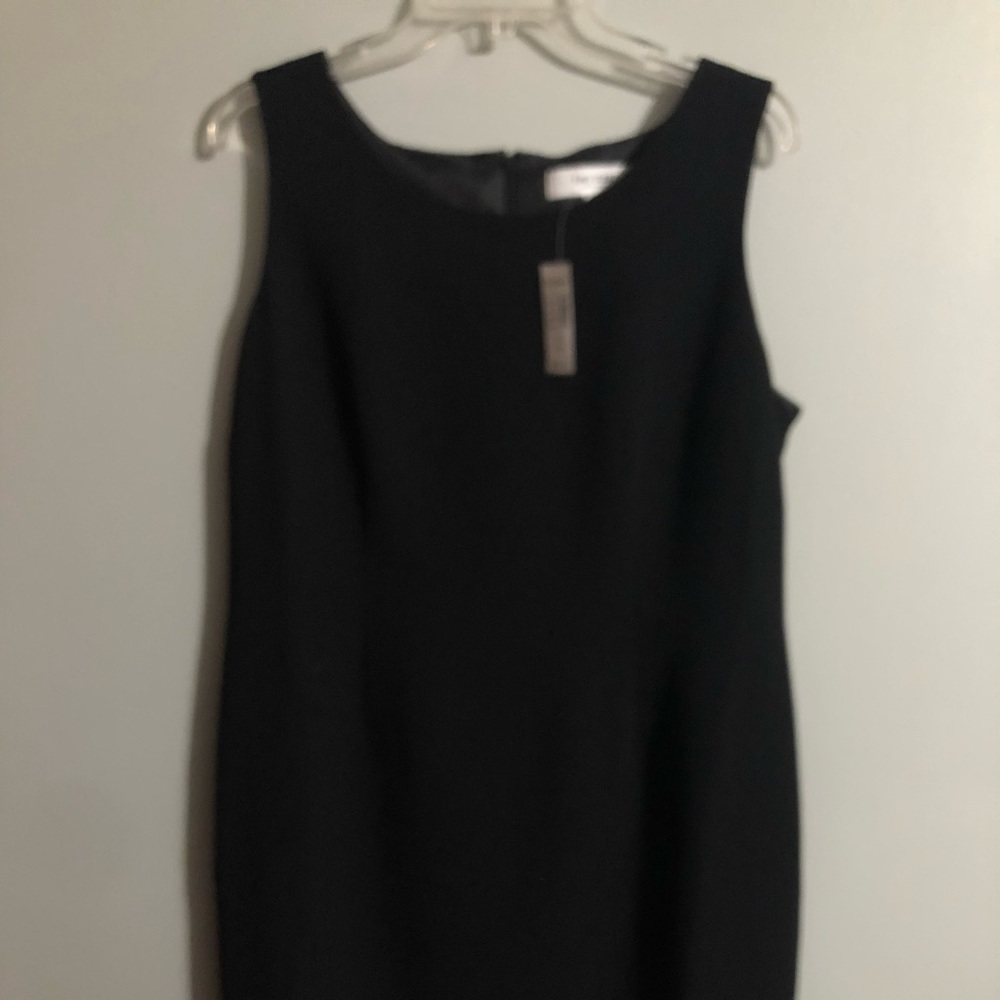 Black shift dress